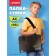 A4 folder with handles textiles, 30mm, 340 x 250, Devente Superhero, pocket-grid, adjusting handles, plastic