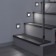 Built-in LED backlighting WL06-BL-01-LED, silver color