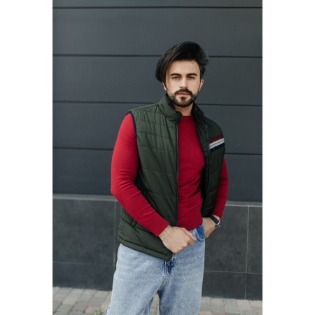 Male ise vest, size 48, khaki color-5