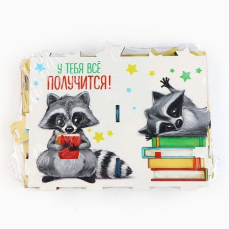 Organizer for the office, with a place for the phone "Raccoon"-8