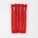 Metal zipper, No. 4, non -proceeding, automatic lock, 15 cm, red/silver color