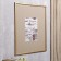 Photo frame pine c19 gold 50x60 cm (plastic screen)