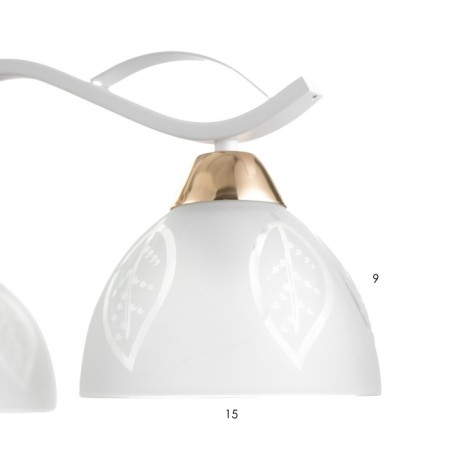 Baalin chandelier 3he27 40w is white 54x54x56 cm Bayerlux-5