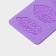 Axing rug Dolyan "Openland leaves", silicone, 38.5 × 8 × 0.1 cm, lilac color