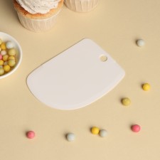 Spatula confectionery, 12.5 × 8.5 cm, white color