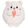 Soft toy "cat with ice cream", 35 cm