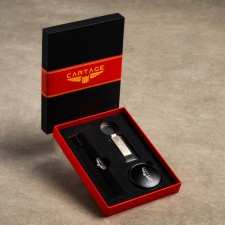 Gift set to a motorist, 3 items, black