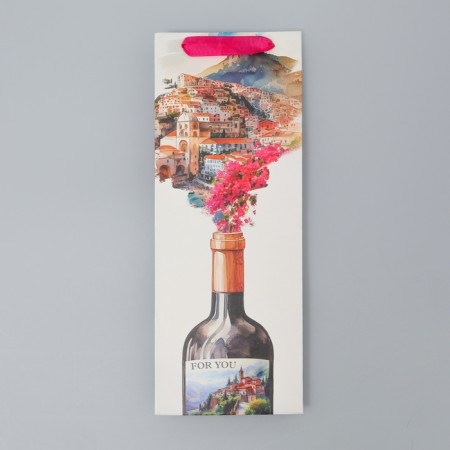 Gift package for a bottle, packaging, Wonderful Life, 36 x 13 x 10 cm-4