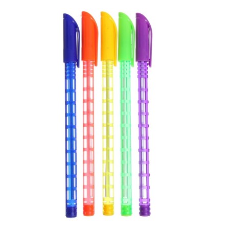 Ballpoint pen "Romantic stories", 1.0 mm, blue rod, neon case