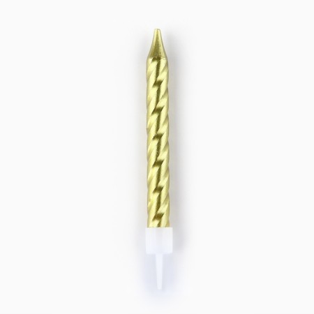 Candles for cake, gold, 8 pcs.-3