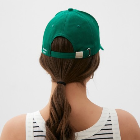 Women's cap with embroidery Mist Tennis, Green, p. 56-58-1