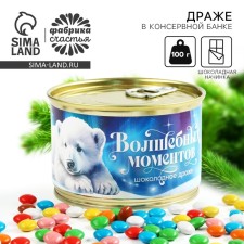 New Year! Chocolate sweets, dragees in the Bank of Magic Moments, 100 g