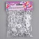 Crystals are plastic decorative, set 45 pcs., Size 1 pc. - 2.5 × 2 cm, the color is transparent