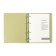 Note book A5+ 120l Escalada, soft region, leather claim, kr bl 70 g/m2, green