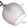 Acapulko chandelier 2x60W E27 is brown, gold 48x28x24cm
