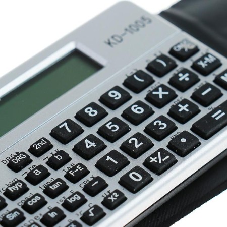 Engineering calculator with cover 10 - discharge, KD - 1005-3