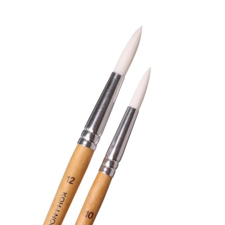 System Synthetics 2 pieces Koh-I-Noor No. 10,12, round, blister-1