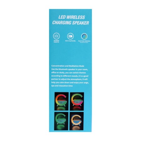 Portable column-nightlight BT2301, 5 W column, 10 W charging, 1200 mAh, backlight, white-8