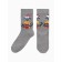 Women's socks "Snakes with a gift", gray color, rn 36-40