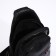 Male sling bag, artificial leather, black color