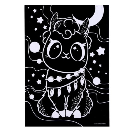 Set for creativity: engraving and coloring voluminous from plastic "Funny animals"-3