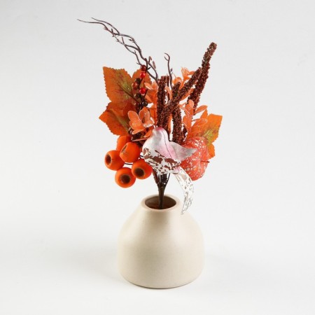 Decor on the stick "Bird in the fall" 10 × 17 × 33 cm-2