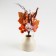 Decor on the stick "Bird in the fall" 10 × 17 × 33 cm