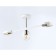 Suspended Ambrella Traditional Loft TR8228, E27, white, bronze