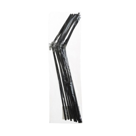 The contraciper is curved, 25 cm, the color is black, 10 pcs.