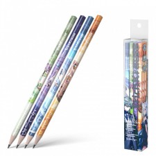 A set of blackographic pencils 12 pieces Erichkrause 