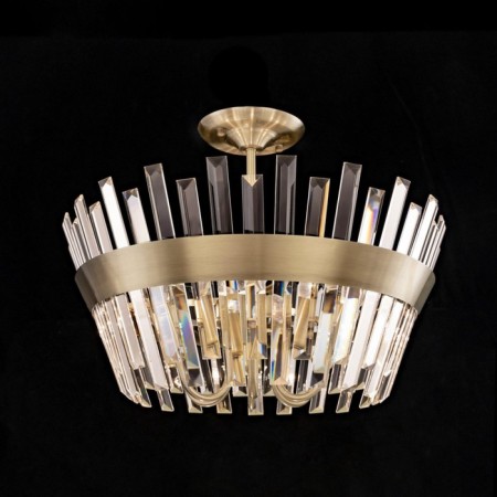 Lamp on the Citilux "Westeros" CL307163, 6x60W, E14, brown color-1
