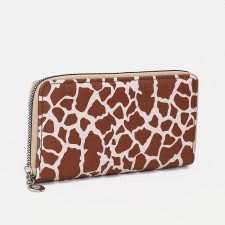 Lightning wallet, card for cards, for coins, brown color