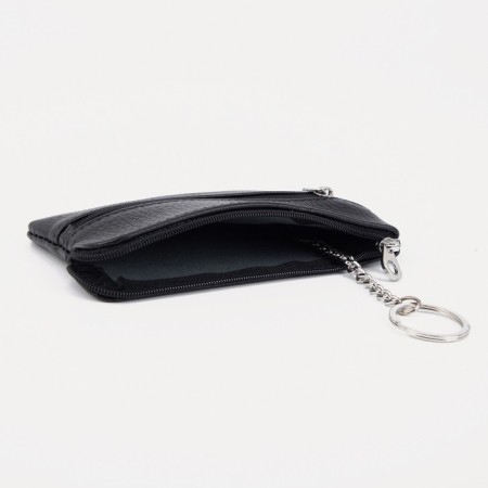 Key, length 15 cm, 2 parts on lightning, 2 rings, black color-2