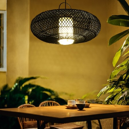 Ceiling Lamp from Rotan "Aguung", 1 × 120 W, E27, 50 × 50 × 30 cm