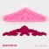 Mold Dolyana "Lepnina", silicone, 14.3 × 4.7 × 0.9 cm, pink color
