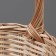 Basket "Berry Bully", No. 1, Dodno = 12 cm, Dopt = 20 cm, h = 12/25 cm, manual weaving, vine