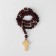 Parsing wooden "Orthodox" 50 beads through a ball, brown color