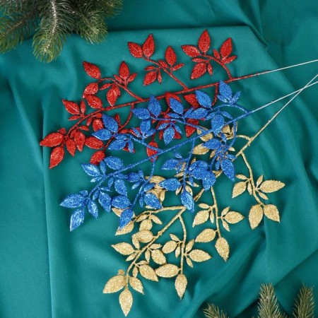 Decor shine "Treens with leaves" 15x30 cm, mix-2