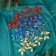 Decor shine "Treens with leaves" 15x30 cm, mix