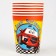 A one -time paper glass "Happy Birthday" machine, 250 ml