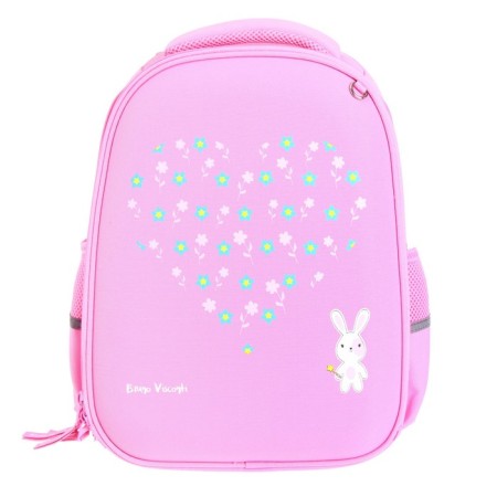 Frame backpack 38 x 30 x 20 cm, + pencil case, Bruno visconti "marshmallows"-2