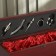 Set for the wine of the Dolyan, 6 items: case for a bottle, drip, corkscrew, cork, ring, knife for foil