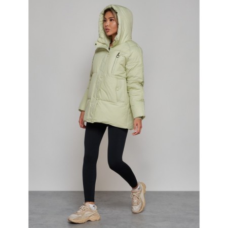 Winter Winter jacket, size 48, light green color-7