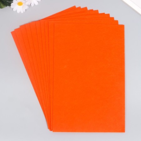Tight felt "red orange" 1 mm (set of 10 sheets) A4 format format-2