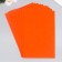 Tight felt "red orange" 1 mm (set of 10 sheets) A4 format format
