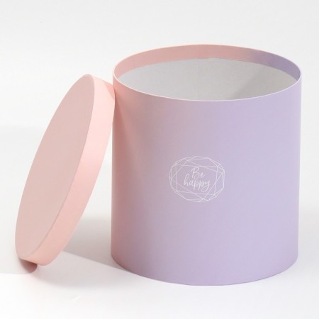 Set of round boxes 5 in 1, gift packaging, Panton 08, 23 x 23 x 25 - 15 x 15 x 15 cm-9
