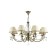 Chandelier Maytoni RC093-PL-08-R, 8HE14, 40W, 85x85x103 cm, bronze color