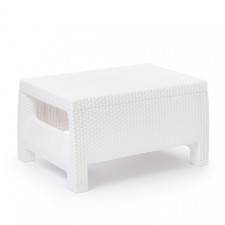 Roadan table, 76.5x57x42 cm, white color