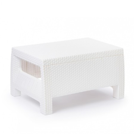 Roadan table, 76.5x57x42 cm, white color
