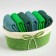 Set of terry decorative napkins Ethel, 30x30cm-6pcs, green color, 100% cotton
